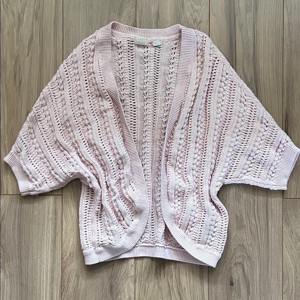 GAP Soft Pink Knit Cardigan for Kids